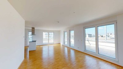 Exklusive 4-Zimmer-Penthousewohnung mit großer Dachterrasse im Aranda Quartier