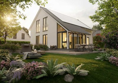 Haus mit Wintergarten+Carport in Linden, Preis inkl. Grundstück