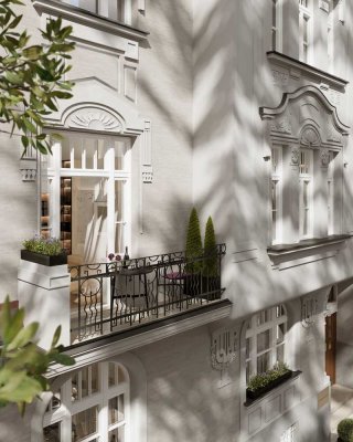 Historischer Altbau trifft modernen Luxus: 5 Zimmer mit Balkonen in Bestlage