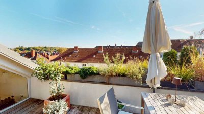 MODERNE DACHGESCHOSSWOHNUNG MIT TERRASSE, LUXUSKÜCHE & MEHR!