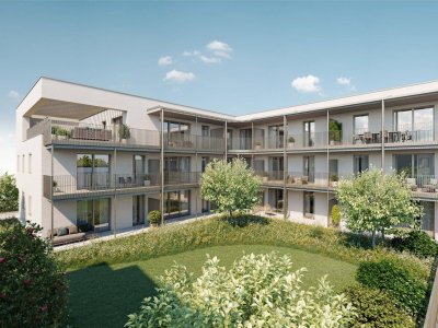 Großzügige 2 Zi.-Whg. mit Südwest Terrasse am Mayburger-Kai