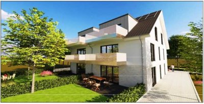 Fast wie im eigenen Haus! 121m²  Neubauwohnung mit Terrasse und Garten.