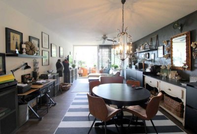 Alles außer gewöhnlich – stilvolle Maisonette mit Sicherheit und Weitblick in der „Chinamauer“