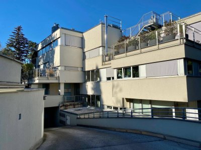 HERZKLOPFEN - TRAUMHAFTE GARTENSEITIG GELEGENE TERRASSENWOHNUNG - 2 GARAGENPLÄTZE