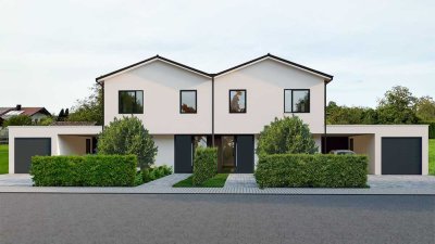 Neubau Doppelhaushälfte (KfW 40) mit PV & Wärmepumpe | ca. 143 m² | Tiefenbach bei Passau