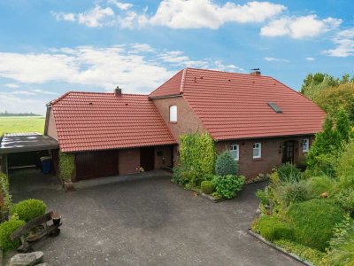 Großzügiges Einfamilienhaus mit Weitblick ins Grüne!