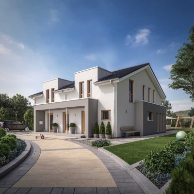 Zweifamilienhaus in Lipperode inkl. Grundstück - bauen & wohnen mit Feldblick!