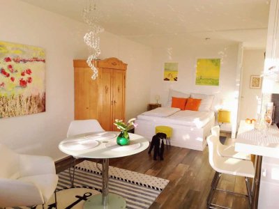 1-Zimmer-Wohnung, voll möbliert und voll ausgestattet mit Balkon und Einbauküche in Heiligenhafen
