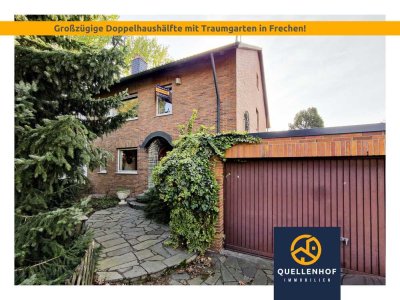 Großzügige, gepflegte Doppelhaushälfte mit Traumgarten, Terrasse & Doppelgarage in Frechen