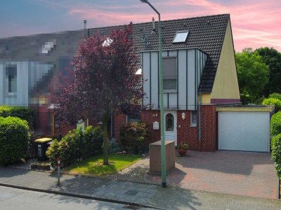 Gepflegte Doppelhaushälfte in unmittelbarer Nähe zum Rhein im beliebten Duisburg-Mündelheim