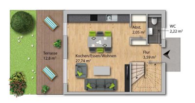 Charmantes Reihenmittelhaus in Köln-Godorf