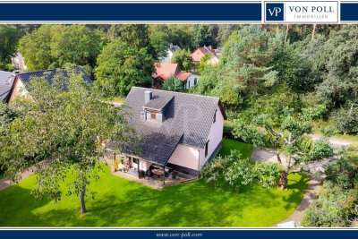 Energieeffizientes, unterkellertes Einfamilienhaus im Grünen mit vermietetem Nebengelass