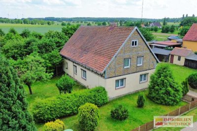 Grundstück mit EFH und Scheune für Selbstversorger und Kleintierzüchter