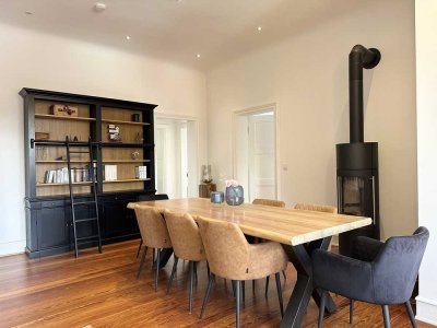 Möblierte Luxuriöse Altbau-Villa-Wohnung: 170 m² in TOP - Lage von Heidelberg mit 3 Schlafzimmern