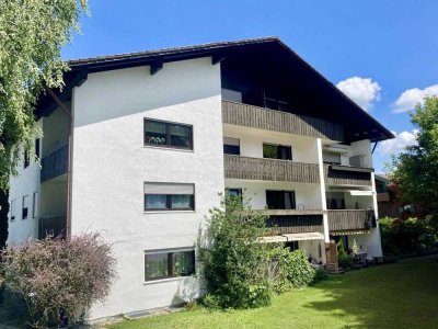 Vermietete 2 Zimmer Wohnung mit Westbalkon in Siegsdorf