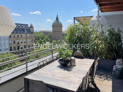 Einzigartiges Loft mit Blick auf den Mannheimer-Wasserturm!