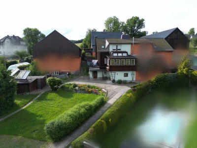 ***Wohlfühlen in Thalheim: Doppelhaushälfte mit viel Platz und Potential***