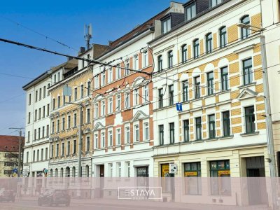 *1 Monat Nebenkostenfrei* WG geeignet: Stilvolle Dachgeschosswohnung mit Einbauküche im historischem