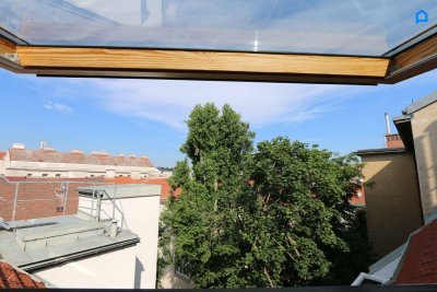Komplett sanierter Erstbezug+ Helle + ruhige + 3 Zimmer + Dachgeschoss Maisonette + Klimaanlage+ in renoviertem Jahrhundertwendehaus + 4.Liftstock+ Kellerabteil +U4 Friedensbrücke+  Augartennähe+  Donaukanal+ Straßenbahnlinen 5,33 Walleinsteinstraße+D
