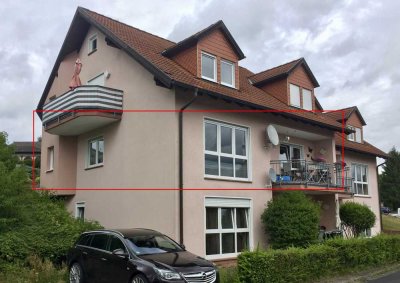 Gepflegte *NEU* Renovierte 3-Zimmer-Hochparterre-Wohnung mit Balkon in Stadtprozelten