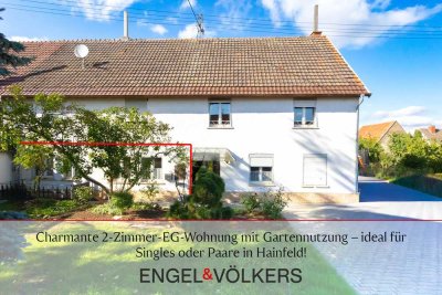 Charmante 2-Zimmer-EG-Wohnung mit Gartennutzung – ideal für Singles oder Paare in Hainfeld!