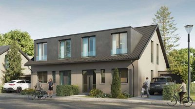 Projektiert in KR-Linn: Moderne und energieeffiziente Doppelhaushälfte in familienfreundlicher Lage