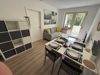 Voll möbliertes Zimmer für 2 Personen in 4 Personen Wohngemeinschaft. Die Miete ist für 1 Zimmer