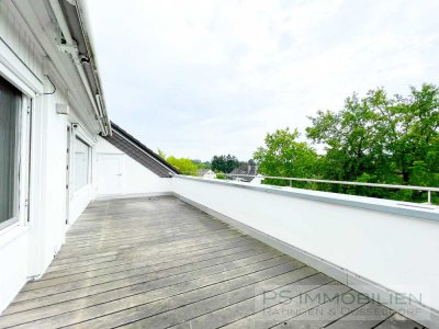 Lichtdurchflutete Maisonettewohnung mit Dachbalkon und Garage in ruhiger Lage von Ratingen Hösel