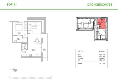 Gemütliche 2-Zimmer Loftwohnung im Herzen von Innsbruck in den 'sillhöfen' (Top11)