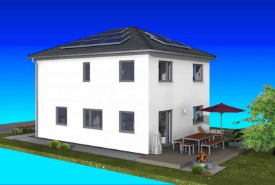 Moderne Stadtvilla, Energieeffizient, QNG Zertifiziert, inkl. Grundstück in bester Wohnlage