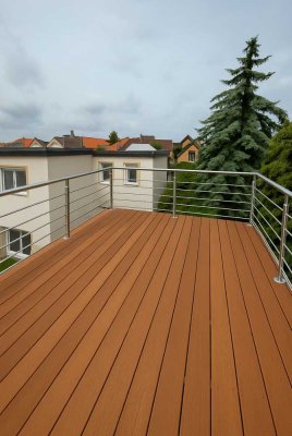 *Provisionsfrei* Frisch kernsanierte 109 m²-Maisonette mit großer Terrasse & Gartenblick