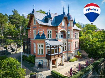 Repräsentative Jugendstilvilla im historischen Ambiente mit traumhaften Weitblick