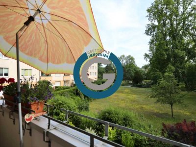 SONNIGE LOGGIA - GROSSZÜGIGE, PARKÄHNLICHE GRÜNANLAGE - WALDNÄHE & WASSERNÄHE