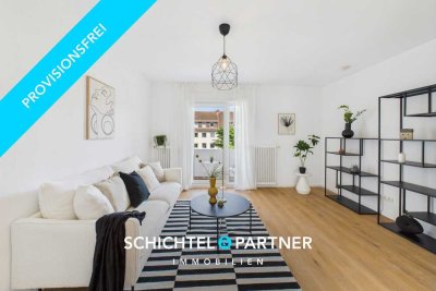 Provisionsfrei | Sofort Bezugsfrei: 3-Zimmer-Wohnung mit Balkon in der Neustadt