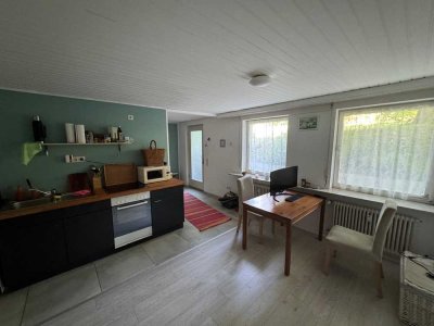 Schöne möblierte 1,5-Zi-Whg in Inzlingen, naturnah am Ortsrand