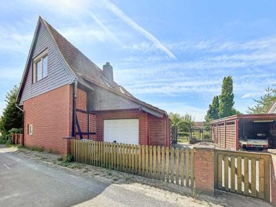 Machen Sie es sich gemütlich - Solides Bauernhaus mit herrlichem Garten in Groß Flöthe