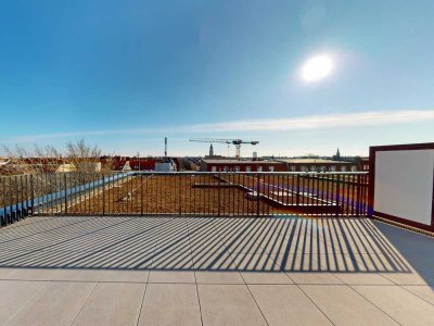 Stilvolles Penthouse-Apartment: Exklusive 4-Zimmer-Wohnung mit Dachterrasse und Einbauküche