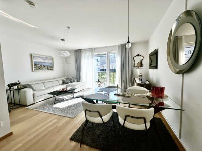 Urban leben mit Südbalkon und Gartenblick