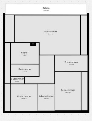 Nachmieter für Moderne 4-Zimmer-Dachgeschosswohnung mit großem Sonnenbalkon und Feldblick gesucht!