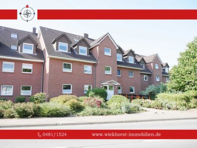 3-Zimmer Eigentumswohnung im Hochparterre mit grüner Oase in Zentrumsnähe der Kreisstadt Heide