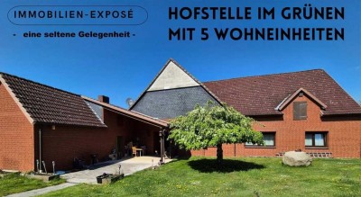 Hofstelle im Grünen mit 5 Wohneinheiten - Kapitalanlage oder Mehrgenerationenwohnen