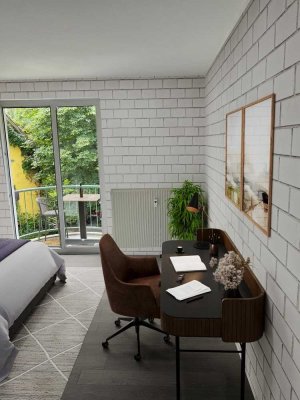 Möblierte Wohnung nahe der Universität