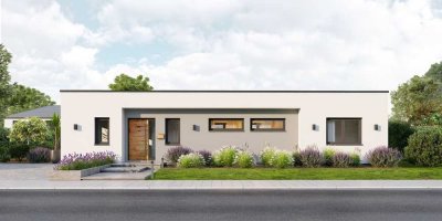 Maximaler Wohnkomfort auf einer Ebene und mit einem Grundstück berechnet! Technikfertig!