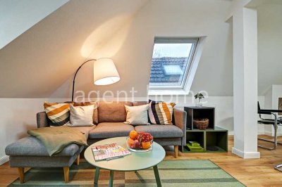 MÖBLIERT - HELL UND MODERN - Apartment mit Dachterrasse
