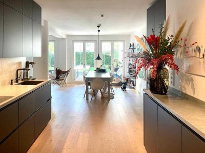Großzügige, luxuriöse Wohnung mit eigenem Garten und direktem Zugang zum Westerpark!