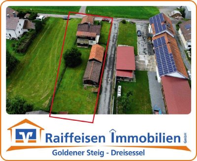Hand- und Heimwerker aufgepasst! Ein-/Zweifamilienhaus in absolut ruhiger Randlage N. Grafenau