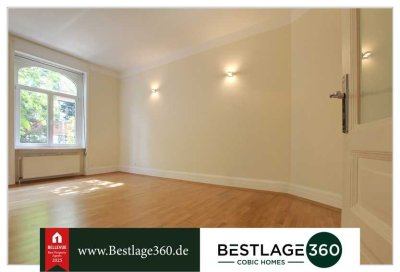 Exklusive 3-Zimmer-Altbauwohnung mit Balkon und Gartennutzung in Ffm.-Nordend-Ost