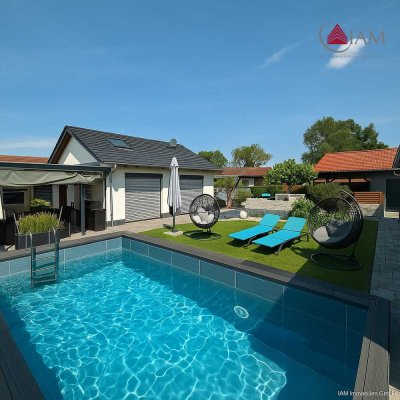Design trifft See: Exklusive Mini-Villa mit Wellness & Pool am Kinzigsee (Pacht 20 Jahre)