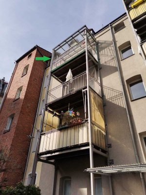 Sofort verfügbare 2-Zi. ETW ca.51,5 m², mit Balkon in gefragter Lage der Nürnberger Südstadt!