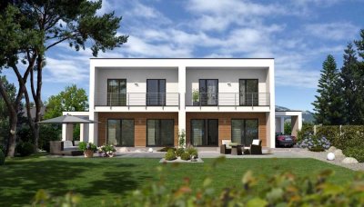 Moderne Doppelhaushälfte mit Grundstück In zentraler Lage